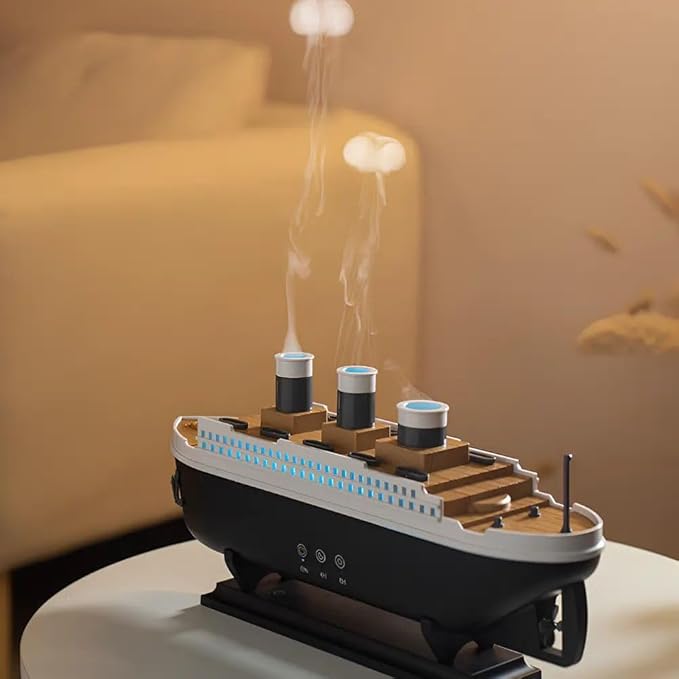 Aesthetic Ship-shaped Humidifier