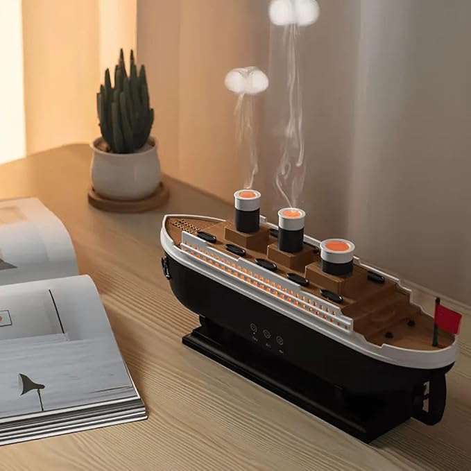 Aesthetic Ship-shaped Humidifier