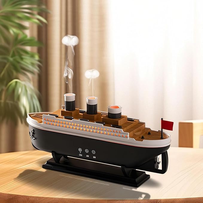 Aesthetic Ship-shaped Humidifier