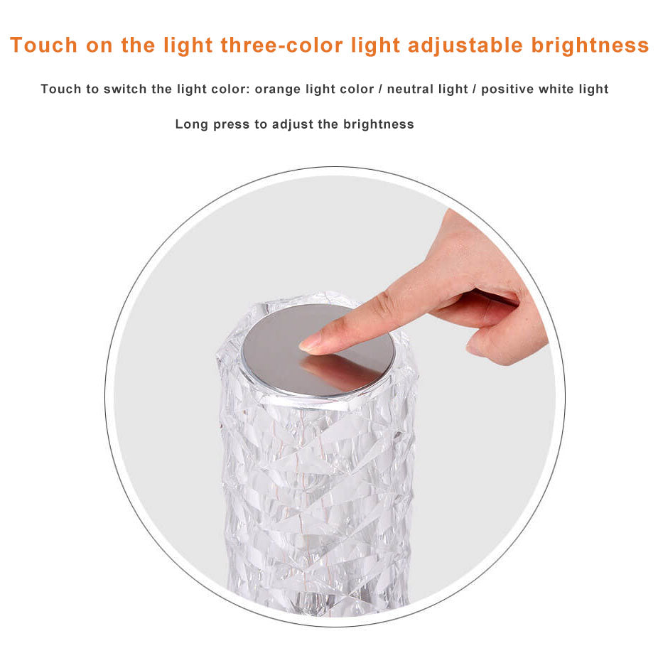 Crystal Diamond RGB Night Lamp
