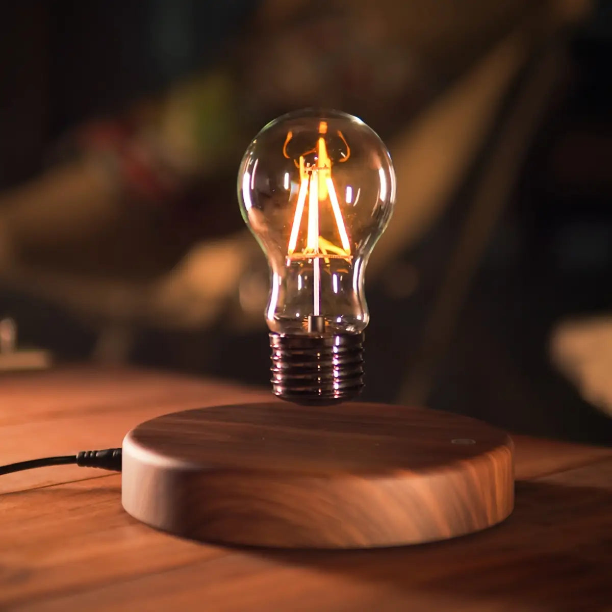 Levitating Bulb Lamp