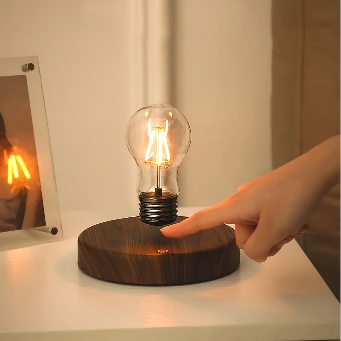 Levitating Bulb Lamp