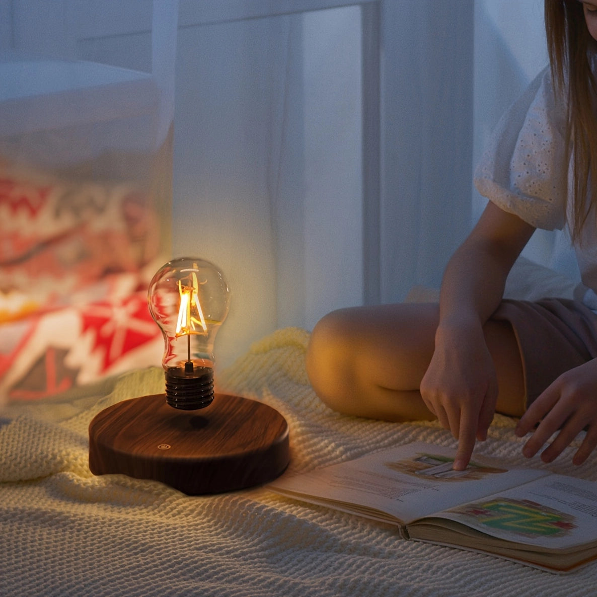 Levitating Bulb Lamp
